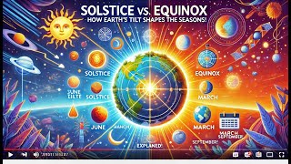 Solstice vs. Equinox Explained: How Earth's Tilt Shapes the Seasons! #Solstice #Equinox #EarthTilt