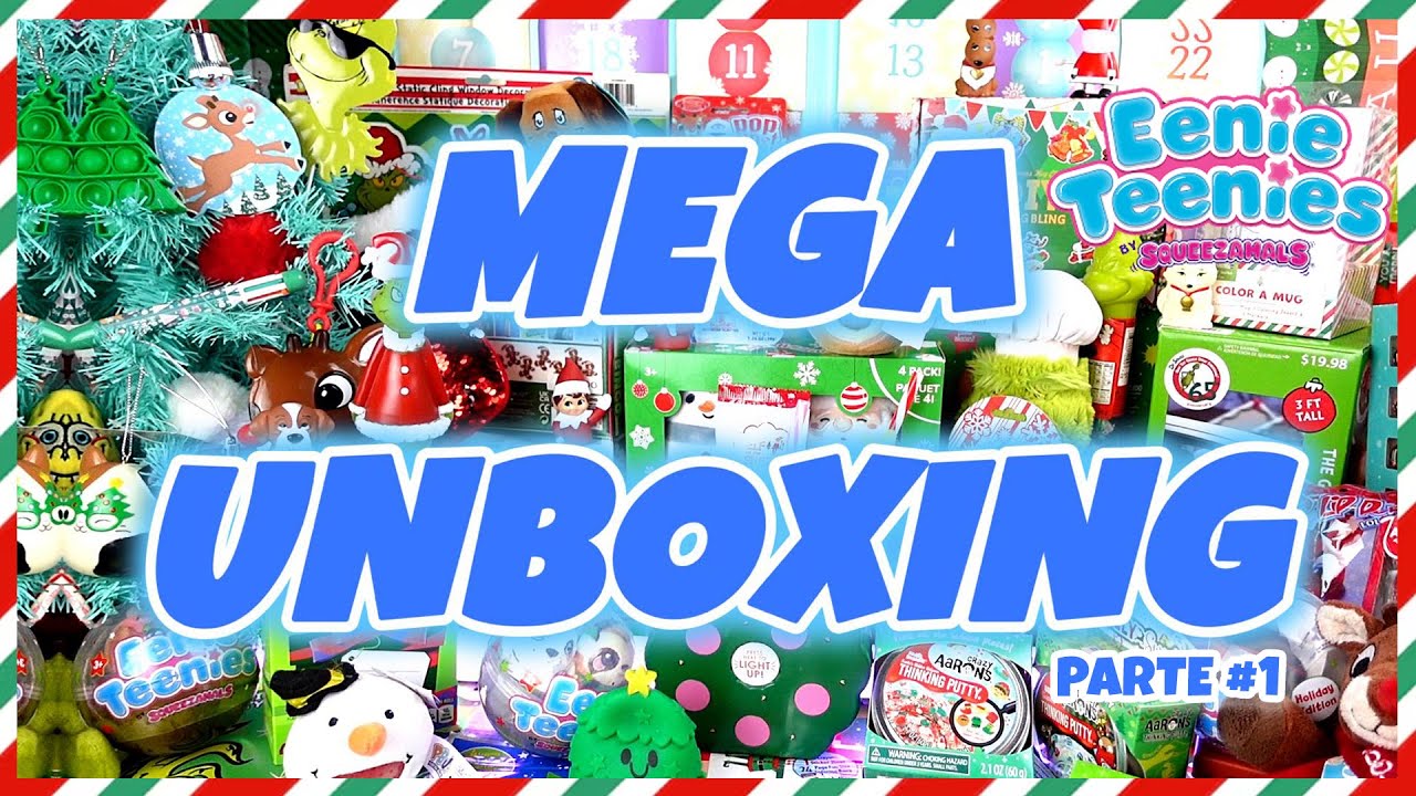 MEGA UNBOXING | PRIMERA PARTE ABRIENDO SQUEEZAMALS Eenie Teenies Holiday Edition🎄