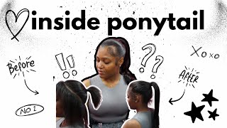 Celebrity HOW TO DO AN INSIDE PONYTAIL STEP BY STEP | VERY DETAILED + BEGINNER FRIENDLY 15 MIN TUTORIAL ! Profile