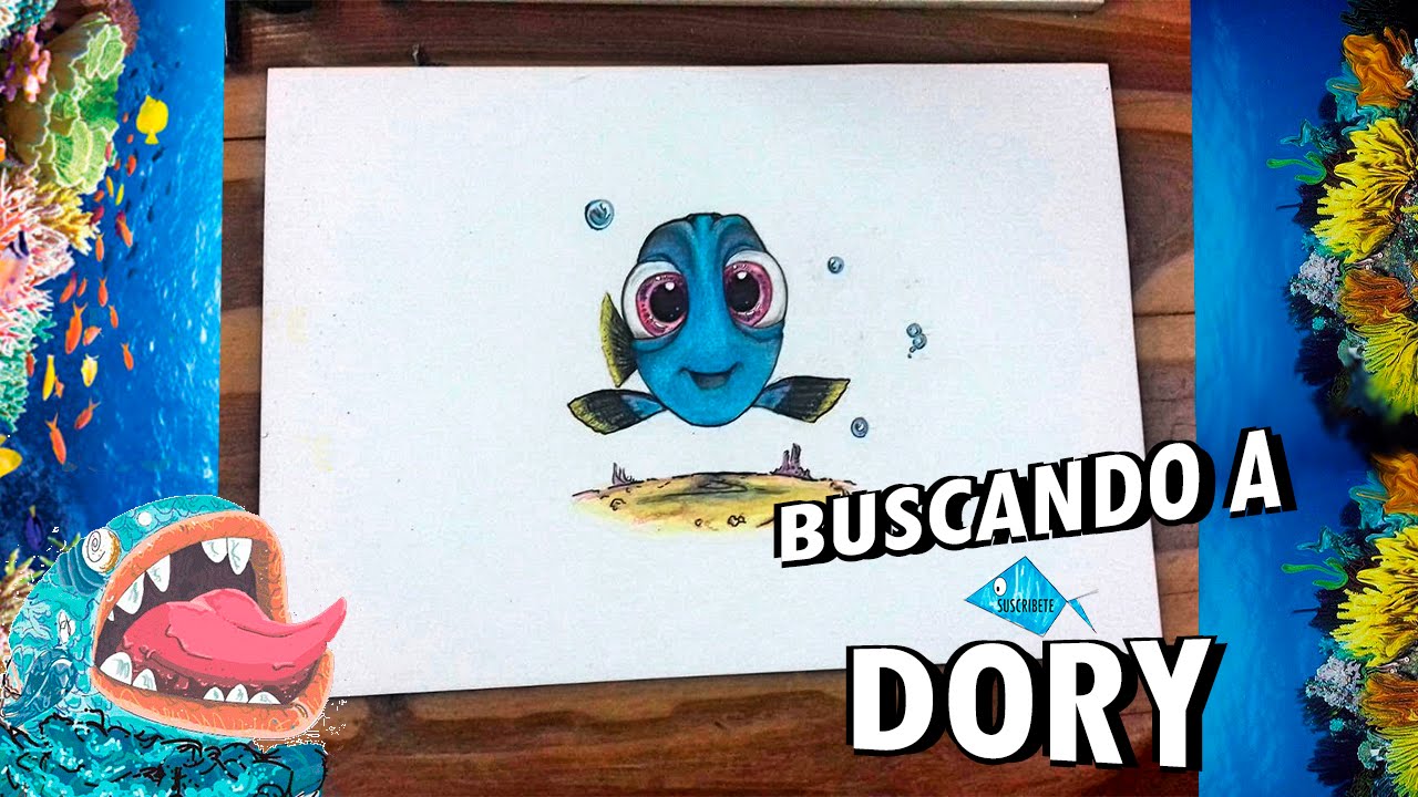 Dibujo Rapido Bebe Dory Buscando A Dory Finding Dory Youtube