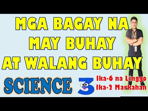 SCIENCE 3 - Mga Bagay na May Buhay at Walang Buhay | WEEK 6 | 2ND