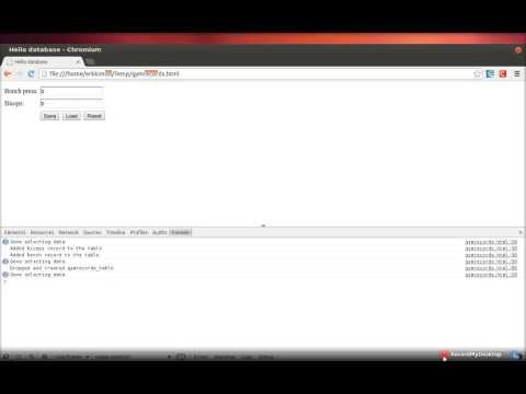 Proof of Concept: Web SQL database with html5sql.js