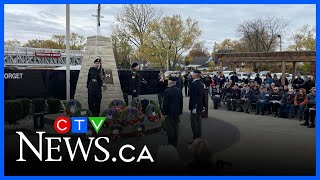 Riverside hosts early Remembrance Day ceremony at Miracle Park cenotaph Profile