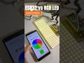 ESP32 Control Led RGB WS2812 via Webserver #stm32 #arduino #embedded #electronic #LCD #diy