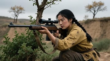 狙擊電影！村姑竟是頂級狙擊手，千米開外一槍爆頭敵軍，救下隊友！ ⚔️ 抗日 MMA | Kung Fu