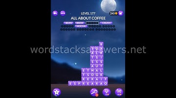 Word Stacks Level 177 Answers