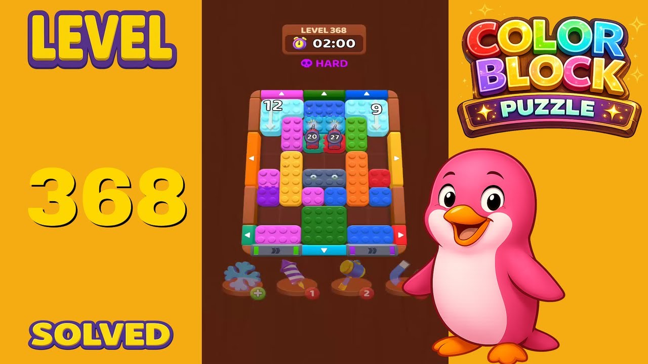 Color Block Puzzle – Level 368 | Walkthrough - YouTube