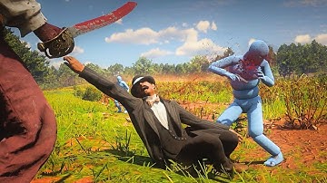 NPC Euphoria Physics! - RED DEAD REDEMPTION 2   NPC Wars #63