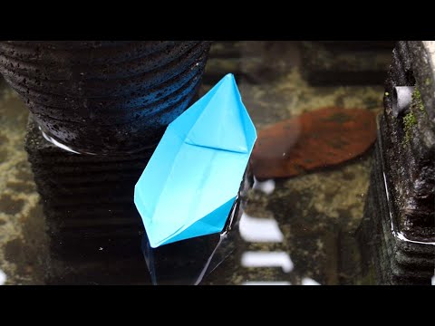 Cara Membuat Perahu Kertas Kano V2 :: Origami Perahu Kertas. 