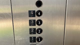 Interesting 4 Story Vintage Otis Lexan Hydraulic Elevator @ Quaker Square Akron Ohio