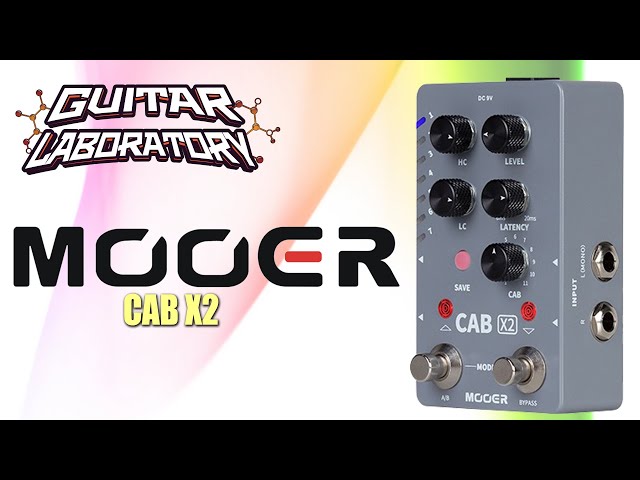 Эмулятор гитарного кабинета MOOER Cab X2 - YouTube