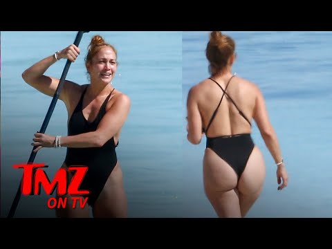 JLo Flaunts Her Figure While Paddle Boarding | TMZ TV