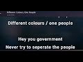 Lucky Dube - Different Colours, One People lyrics Mp3 Song