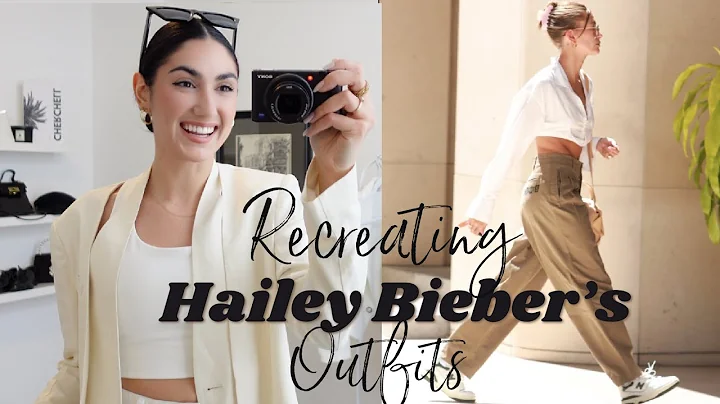RECREATING HAILEY BIEBER'S OUTFITS | Neutral, Chic...
