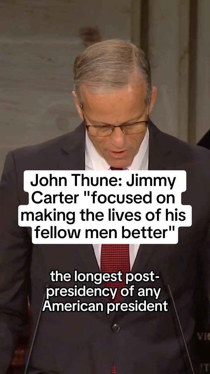 John Thune: Jimmy Carter 'focused on making the lives of his fellow men better'