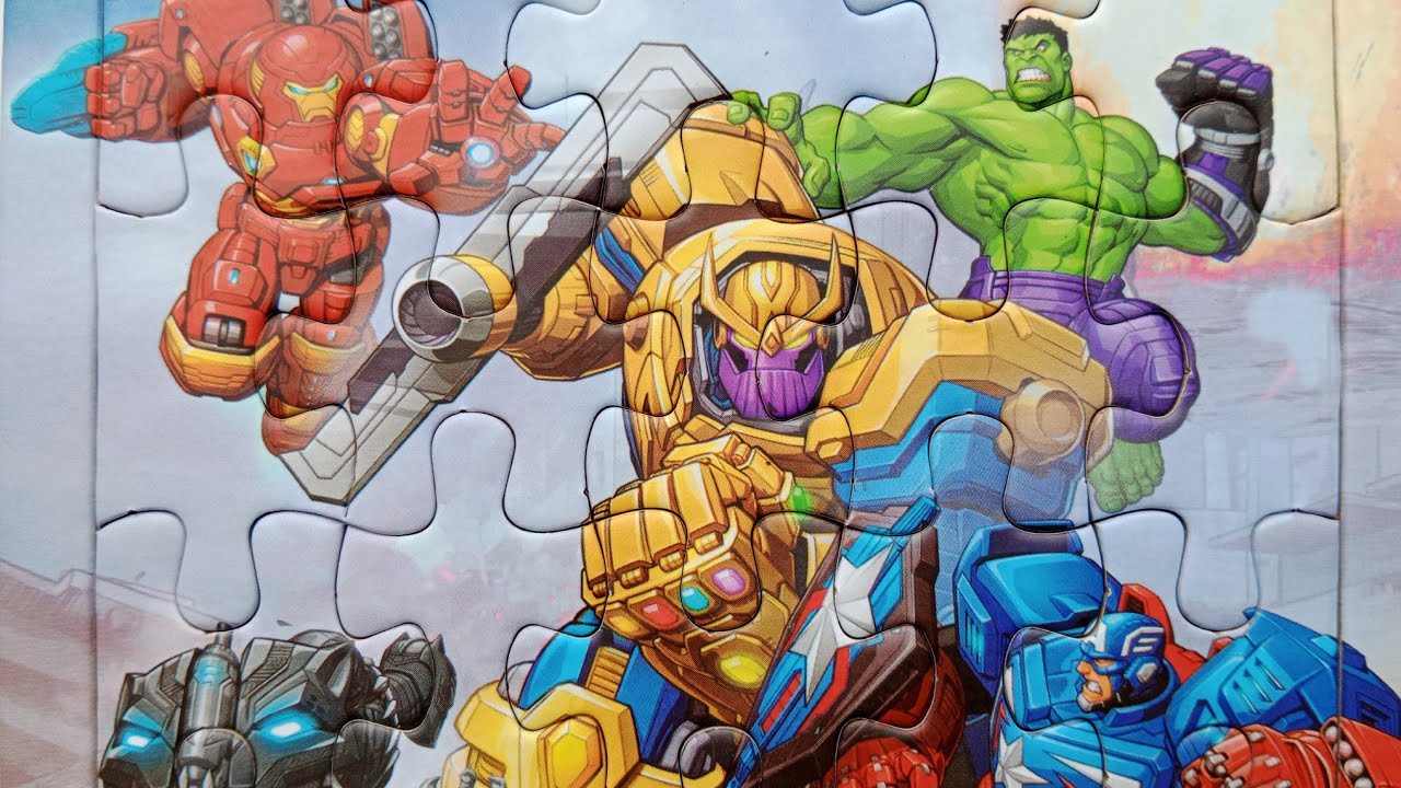 УДАР МЕХА МСТИТЕЛЯ | ГОЛОВОЛОМКИ ДЛЯ ДЕТЕЙ | FUN & PLAY