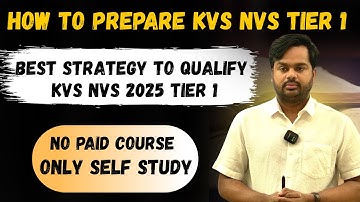 How to Prepare Maths for KVS NVS Tier 1 | KVS NVS Tier 1 maths Preparation