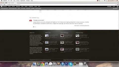 Changing the Footer Text - CarDealer Responsive Drupal Theme