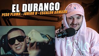 REACCION: LA DURANGO (Lyric Video) - Peso Pluma, Junior H, Eslabón Armado