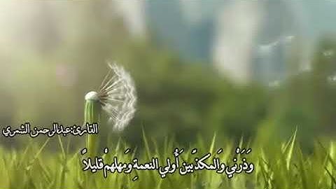 تلاوة خاشعة للأخ عبدالرحمن الشمري