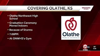 Olathe Northwest moves graduation indoors due to storm forecast