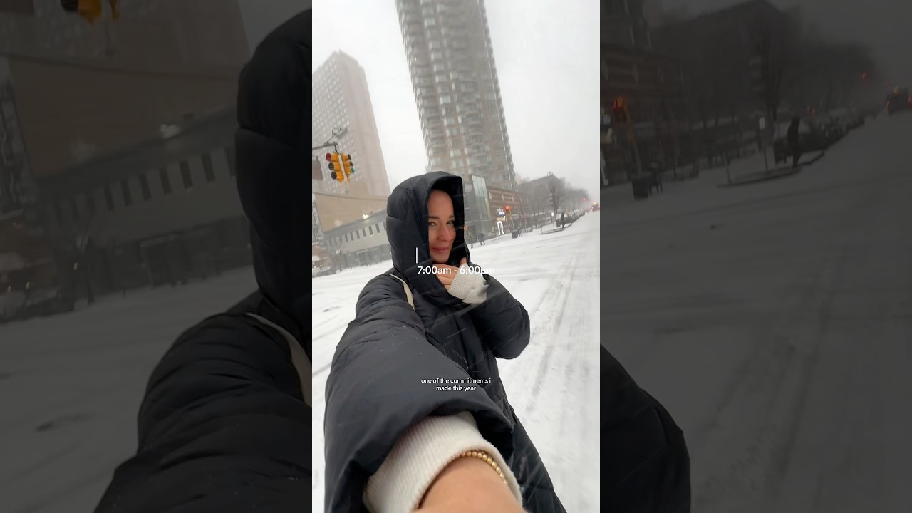 Снежный день в моей жизни в Нью-Йорке! 