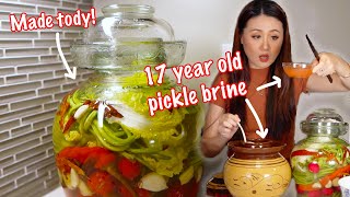 Use this 17 year old clay jar pickle brine to start a new one! Never use vinegar to make pickles! by CookingBomb 袁倩祎 80,157 views 1 year ago 6 minutes, 5 seconds