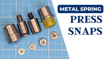 How to Install Metal Spring Press Snap