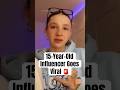 15-Year-Old Influencer Goes Viral #shorts #miabloom #beautytiktoker