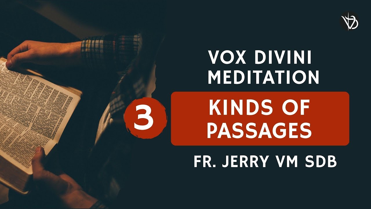 Vox Divini Meditation | Kinds of  Passages | Fr Jerry VM SDB  
