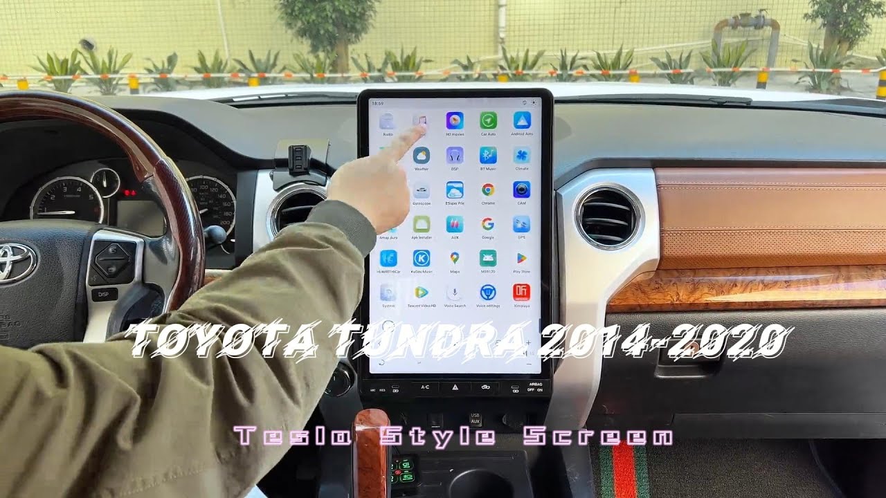 Carputech 16.8" Android Tesla Style Screen for Toyota Tundra 2014–2020 Complete Infotainment Upgrade