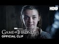 Jon Snow Gives Arya Stark A Gift | Game of Thrones | HBO