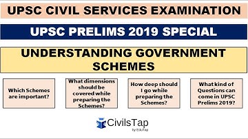 How to prepare Government Schemes for UPSC Prelims 2019?