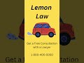 California lemon law   