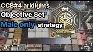 maleknights Objective Set Strategy medal male only | arknights CC#4 Arclight battleplan