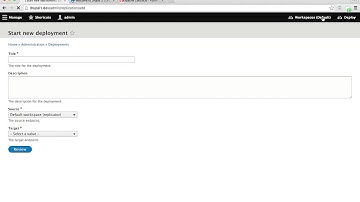 Drupal to Drupal Deployment