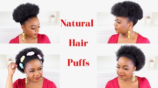 Puff Hairstyles for Natural Hair | Natural Hair Puff Styles