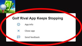 Fix Golf Rival App Keeps Stopping | Golf Rival App Crash Issue | Golf Rival App | screenshot 3