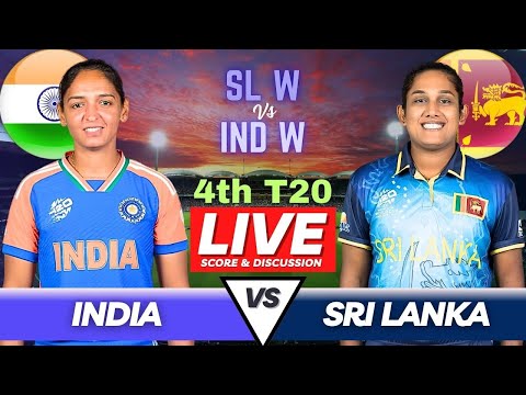 India Women vs Srilanka Women Live Cricket Match Today | 4th T20 | INDW vs SLW Live Match Score