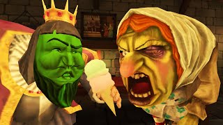 Злой Король ( Angry King ) Против Мороженщика Против Ведьмы Смешная Анимация 1