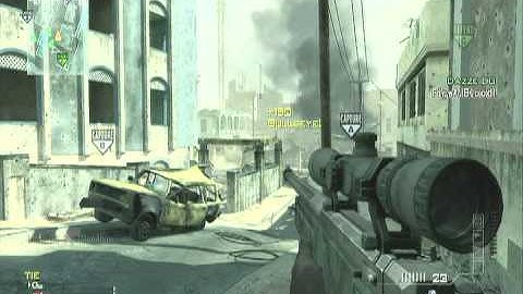 MW3 Random Throwing Knife Kill #1