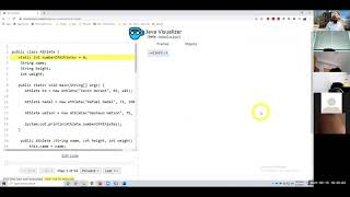 Lecture 5: Classes, static variables, constants, methods, visibility, encapsulation, this reference