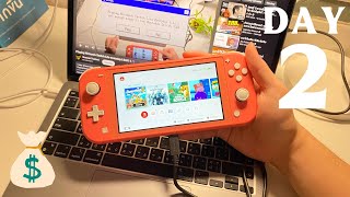 Playing Nintendo Switch Lite everyday l DAY2 l 🎮