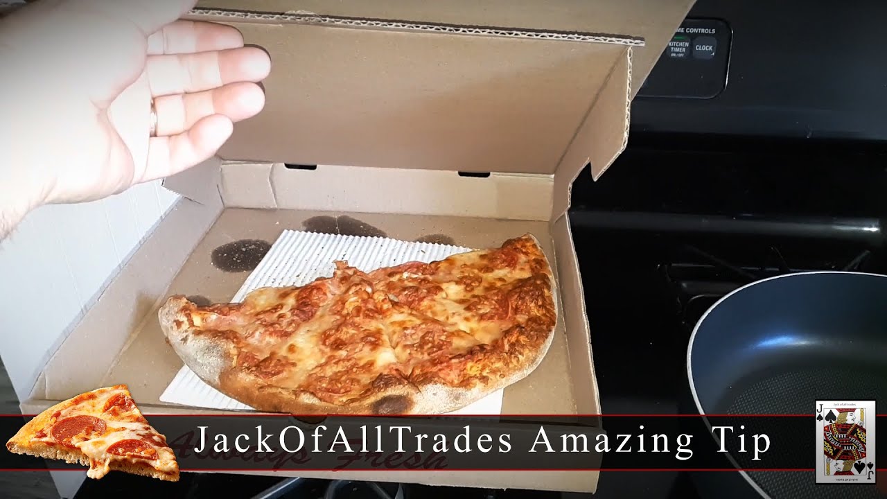 Make day old pizza taste as good as the day you ordered it