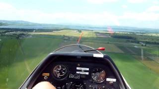 Glider side slipping and landing HD (ASK 21)