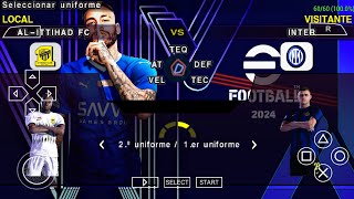 eFootball PES 2024 PPSSPP Camera PS5 Graphics HD Android Offline Full Update Kits & Transfer 2023/24