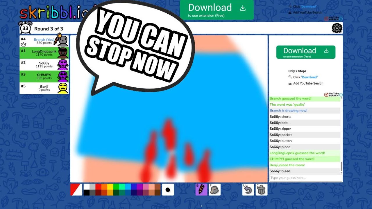 Смешные моменты на Skribbl.io