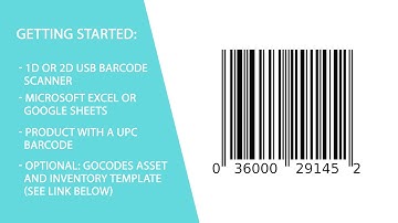 Track Assets & Inventory Using a Low Cost USB Barcode scanner & Microsoft Excel.