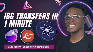 How to do #IBC Transfer on #Atom #Evmos Osmosis #Juno - Very Fast!