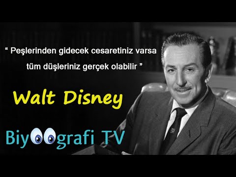 Video: Walt Disney Nasıl ünlü Oldu?